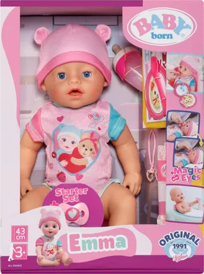 Produktbild von BABY born Emma 43cm, Babypuppe, Weiblich, 3 Jahr(e), Junge/Mädchen, 430 mm, Mehrfarbig