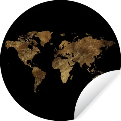Produktbild von MuchoWow® - Mauerkreis - Wand Bilder - Wandsticker - Wohnzimmer Dekoration - Dekoration für die Wände - Aluminium - Babyzimmer