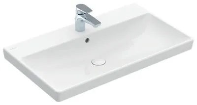 Produktbild von Villeroy & Boch V&B Schrankwaschtisch AVENTO 800x470mm f 3-L Arm ge m ÜL we al cplus