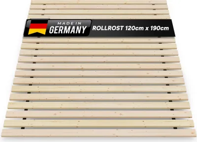 Produktbild von TUGA - Holztech Marken Rollrost Lattenrost 120x190cm 300kg Bettrost