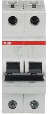 Obrázek produktu pro ABB S202M-C16 Automatický jistič C-Char., 10 kA, 16 A, 2P 2CDS272001R0164
