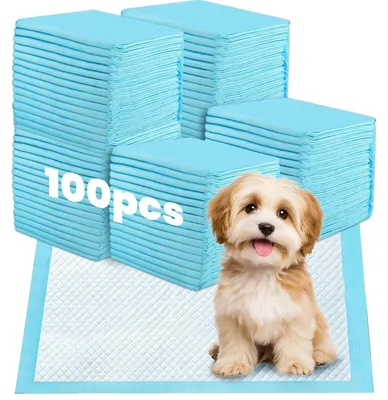 Immagine prodotto di Set di 100 tappetini adesivi per l'addestramento dei cani, dimensioni 60 x 60 cm