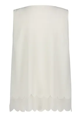 Produktbild von Betty Barclay Damen Schlupfbluse unifarben Rohweiß,36