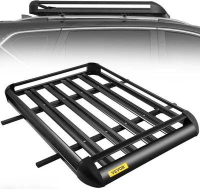 Obrázek produktu pro Hliníkový střešní nosič XL-B pro SUV s tyčemi, 63 x 40 palců, imperiální rozměry