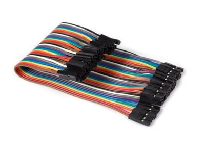 Zdjęcie produktu dla Przewód połączeniowy żeńsko-żeński 40-pinowy, 15 cm (płaski)