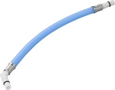 Obrázok produktu pre Flexibilná hadicová spojka, 25 cm, modrá, uhol 45°