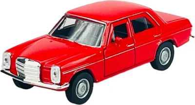 Produktbild von Welly Old Timer Mercedes 220 W114 Rot 1:34-1:39 Die Cast Metall Modell Neu im Kasten  43764