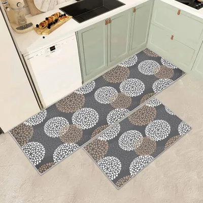 Produktbild von Omgoods – Set aus 2 rutschfesten Küchenteppichen, 43 x 150 cm