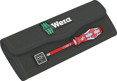 Produktbild von Wera 9476, Falttasche für bis zu 8 Werkzeuge, leer, Klett, Robust, Leicht