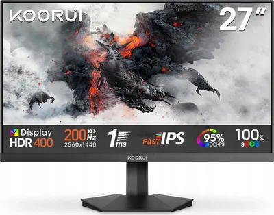 Zdjęcie produktu dla KOORUI G2721P Monitor 27'' QHD IPS 2560x1440