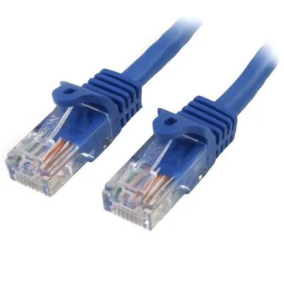 Productafbeelding van StarTech.com 45PAT50CMBL, 0,5 meter, Cat5e, U/UTP (UTP), RJ-45, RJ-45, Blauw
