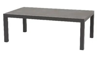 Produktbild von Lesli Living - Gartentisch Down - Grau - 120x70x43cm