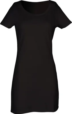 Produktbild von SF - T-Shirt-Kleid für Damen, Baumwolle RW11209 (S) (Schwarz)