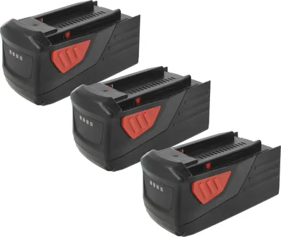 Produktbild von vhbw 3x Akku kompatibel mit Hilti TE6-A36, TE 7A, TE7A, TE 6-A36 AVR, TE 500-A36, WSC 7.25-A36, CPC 36V Werkzeug (5000 mAh, Li-Ion, 36 V)