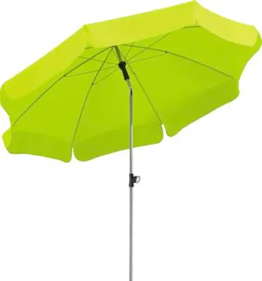 Produktbild von Mittelstockschirm Schneider Schirme Locarno Ø 200 cm apfelgrün mit UV-Schutz 50+, wasserabweisende Polyesterbespannung,