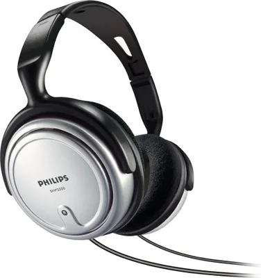 Produktbild von Słuchawki TV Philips SHP2500 (kabel OFC 6 m) czarno-srebrne