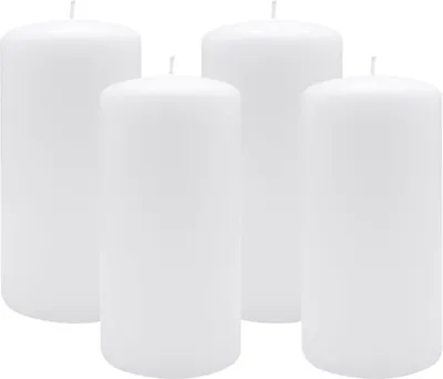 Produktbild von 2er Set Adventskranzkerzen Weiß Ø 100 x 250 mm