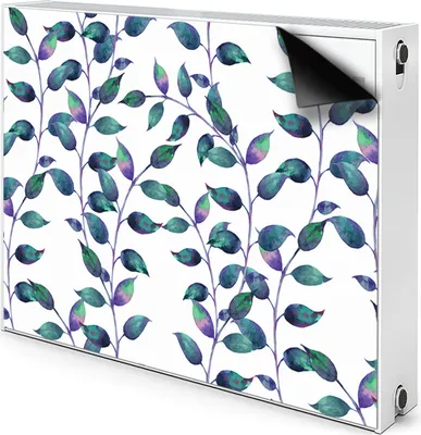 Produktbild von Magnet Heizung Verkleidung Abdeckung Heizung Heizkörperabdeckung 80x60 cm  - Märchenblätter