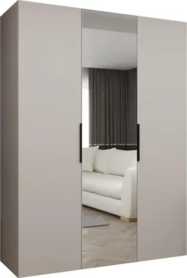 Produktbild von MEBLE KRYSPOL, Kleiderschrank, Schrank 150 cmx202x52, Kaschmir, Schwarz