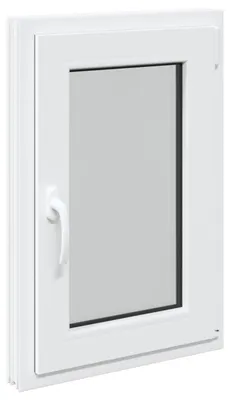 Zdjęcie produktu dla vidaXL Okno piwniczne RISOR 50 x 75 cm z PVC i szkła, białe