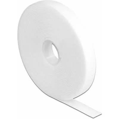 Produktbild von Delock Klettband auf Rolle L 5 m x B 13 mm weiß