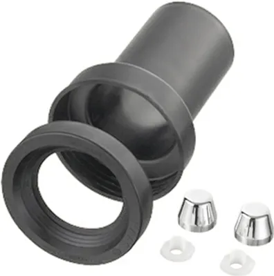 Produktbild von HAAS WC-Ablaufset DN 90/110, mit verchromten Deckkappen