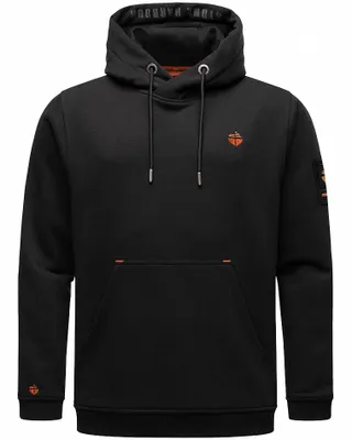 Produktbild von Stone Harbour Herren Kapuzen Pullover Oversize Outdoor Hoodie Sweater Bodo Shain Schwarz Gr. 48 - M