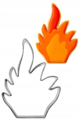Produktbild von EkoForemki Flammengussform für Plätzchen Halloween 6,5 cm
