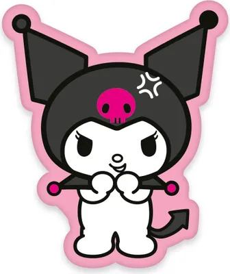 Zdjęcie produktu dla Poduszka dekoracyjna Sanrio Kuromi Smiling 36 cm