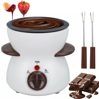 Schokoladenfondue 300 ml, 8 Spieße, 2 Temperaturstufen