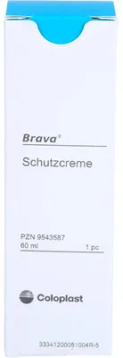 Image de Crème protectrice pour la peau Brava, pour soutenir les soins des peaux miraculeuses, sèches et irritées, 60 ml de crème