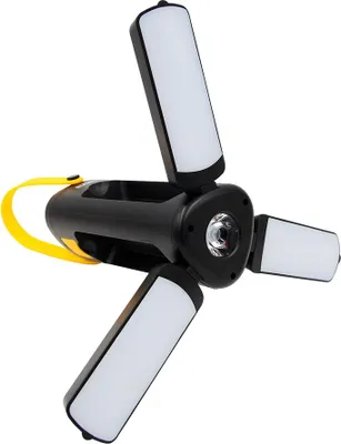 Immagine prodotto di Torcia solareUSB ricaricabile e pieghevole (4,2W 6500K 300lm) IP42 colore nero