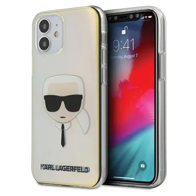 Obrázek produktu pro Pouzdro Karl Lagerfeld Iridescent Karl's Head Na Iphone 12 Mini - Velokolorowe