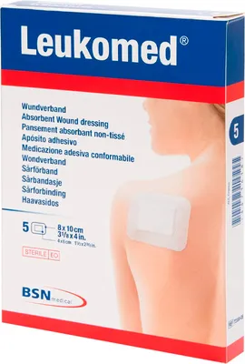 Image de Bsn Medical Leukomed Plasters 8cm X 10cm 5U