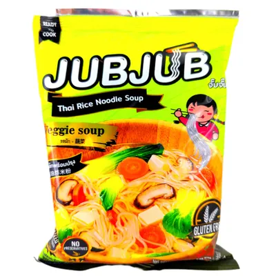 Produktbild von Jubjub Instant Reisnudeln Suppe Gemüse 70g