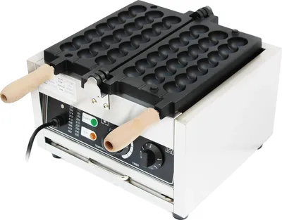 Produktbild von Waffeleisen, Leistung 1500W, Spannung 220V, einstellbare Temperatur 50-300°C, Backblechgröße 30,5 x 29 cm, Timerbereich 1-5 Minuten