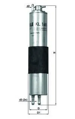 Immagine prodotto di Filtro carburante KNECHT KL 149
