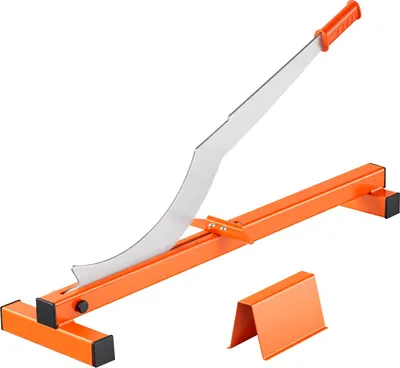 Produktbild von SucceBuy Vinylschneider 304,8 mm, Laminatschneider mit 10 mm Schnittstärke, ausgestattet mit Schnittwinkelanschlag, ergonomischem Griff, Abziehstein und D2-Stahlklinge für Laminat, Vinyl und Heimwerkerprojekte