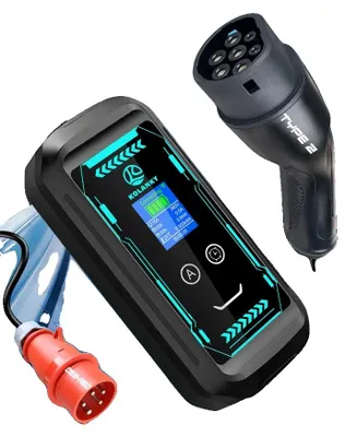 Immagine prodotto di Caricabatterie per veicoli elettrici, potenza nominale 11 kW, portatile tipo 2, 11 kW APP Kolanky, tipo 2