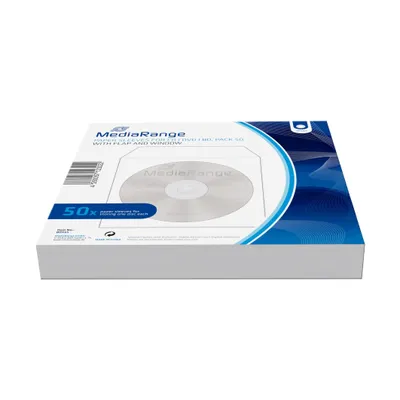 Image de MediaRange CD Hüllen 50pcs Papier Flagwindow retail