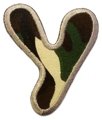 Produktbild von Buchstabe Y - 6.3x5.1cm: Alphabet Buchstaben Einzeln Auswählbar - Aufnäher, Bügelbild, Aufbügler, Applikationen, Patches, Flicken, Zum Aufbügeln