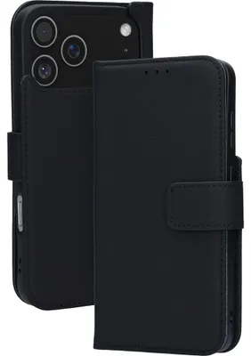 Produktbild von Mobiparts MP-130617, Geldbörsenhülle, Apple, iPhone 17 Pro Max, 17,5 cm (6.9"), Schwarz