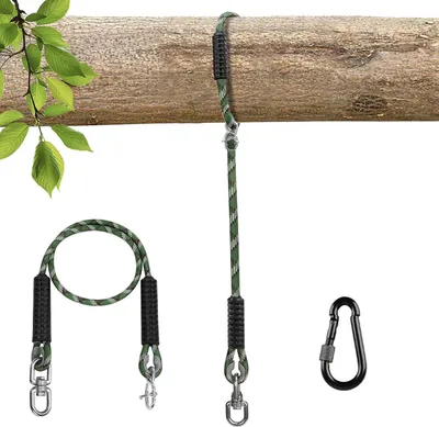 Obrázok produktu pre Lanové popruhy na hojdačku 170 cm, kamufláž, nastaviteľné, pre vonkajšie použitie