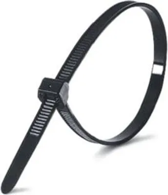 Produktbild von Schnappverschlussbänder 140/3,6 mm Schwarz 100 Stück