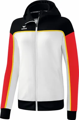 Produktbild von Erima Change By Erima Trainingsjacke mit Kapuze Weiß/Schwarz/Rot - 42