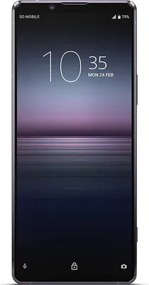 Produktbild von Sony Xperia 1 II 5G lila 256GB