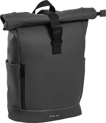 Produktbild von Daniel Ray Rolltop-Rucksack Laptoprucksack Highlands mit gepolstertem Rücken - PolyurethanRollrucksack Fahrradrucksack mit Laptopfach in Anthracite
