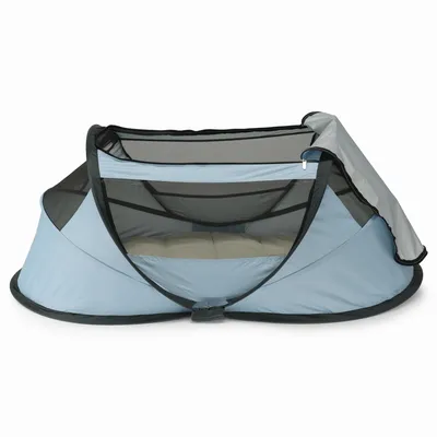 Produktbild von DERYAN BabyBox Campingbett - Babyzelt - Himmelblau