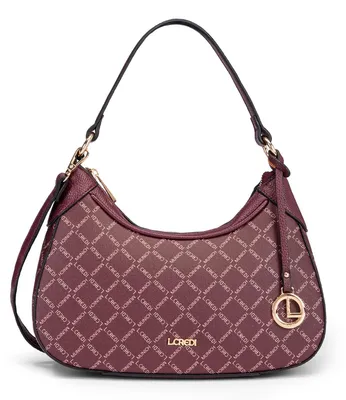 Produktbild von L.CREDI Schultertasche Umhängetasche Filiberta Hobo Bag Cherry Shade weinrot