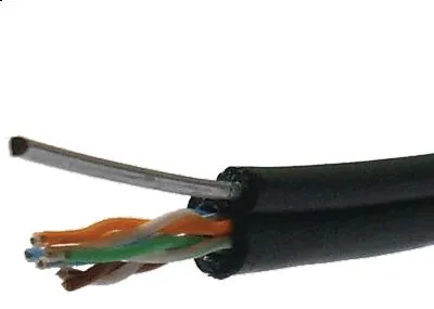 Immagine prodotto di DATACOM UTP drát Cat5e 305m samonosný OUTDOOR blk